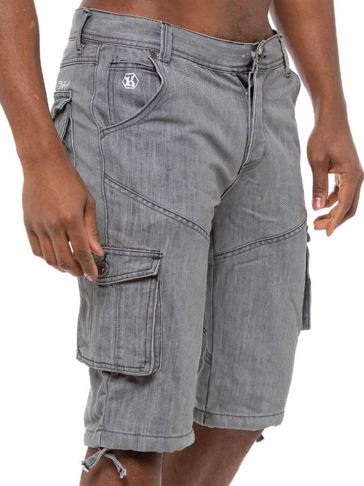 Kruze Herren Cargo Combat Shorts - Image 2