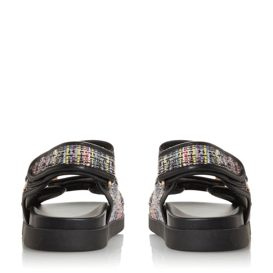 Dune Ladies LOCKSTOCK Double Strap Flat Sandals