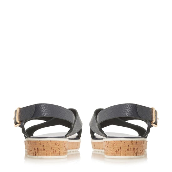 Dune Ladies LORDE Cross Strap Flat Sandals
