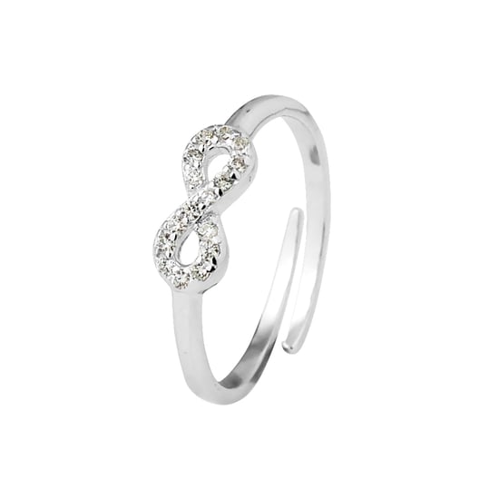 DIADEMA - Ring Infini - Weiß - Black Night Kollektion - Image 1