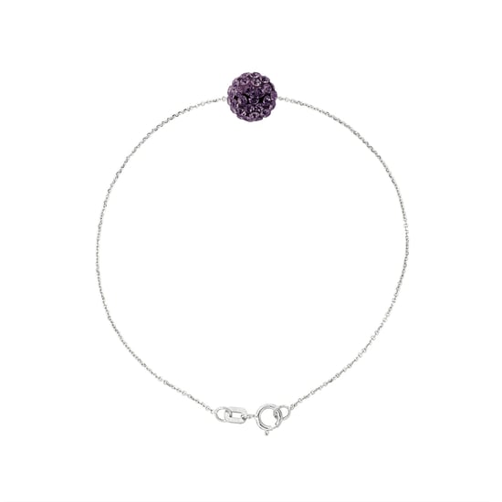 DIADEMA - Bracelet - Purple Crystal - Love Jewelry Collection