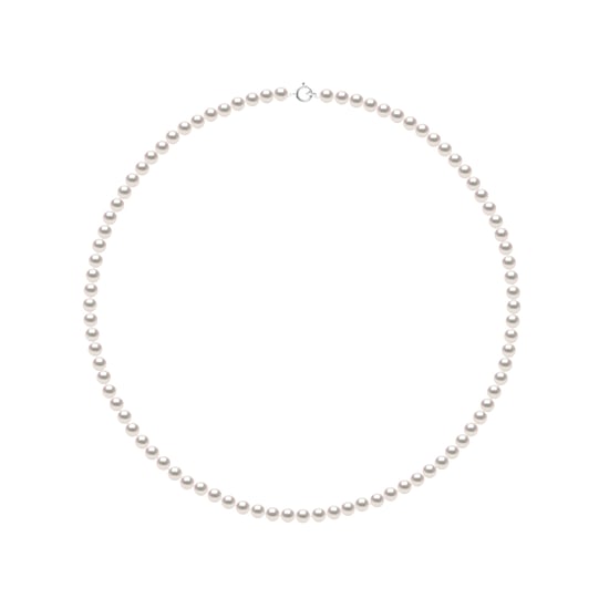 DIADEMA - Necklace - True Japanese Akoya Cultured Pearl - Quality AA+