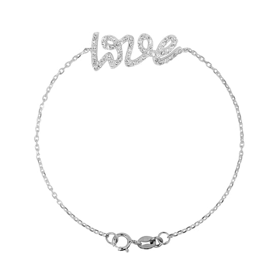 Bracelet Gourmette LOVE Joaillerie Argent 925 - Image 1