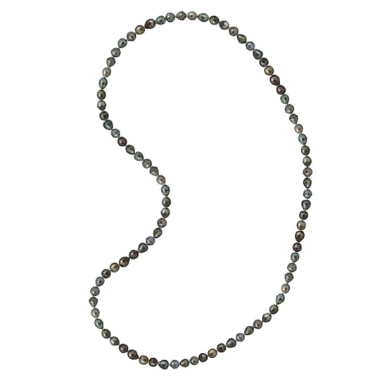 Sautoir Rang Perle de Tahiti Cerclées 8-9 mm - Image 1