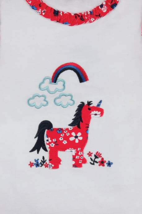 Girls' Unicorn Short Summer Pyjamas