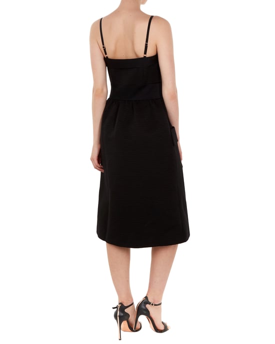 Ted Baker Octovia Cotton Button Dress in Black