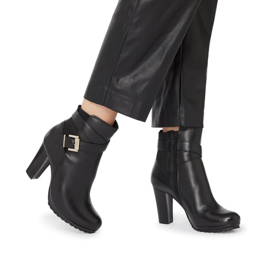 Dune Ladies ORRION  Buckle Block Heel Boots