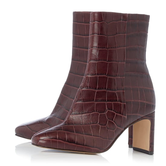 Dune Ladies OUTSHINE Refined Square Toe Ankle Boots