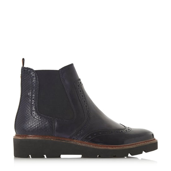 Dune Ladies PALOMO Punched Chelsea Ankle Boots