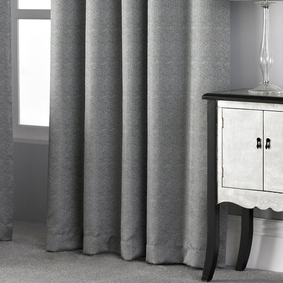 Pendleton Strukturierter Jacquard Ösenvorhang in Graphit - Image 3