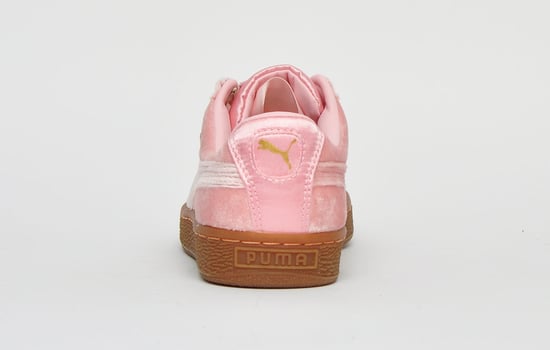 Puma Classics Basket Heart Velour & Satin Womens Girls