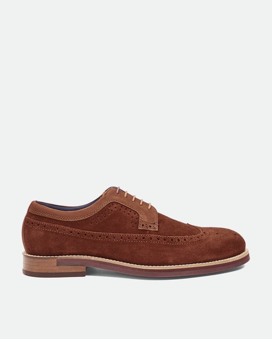 Ted Baker Qiplin Classic Brogues, Dark Tan