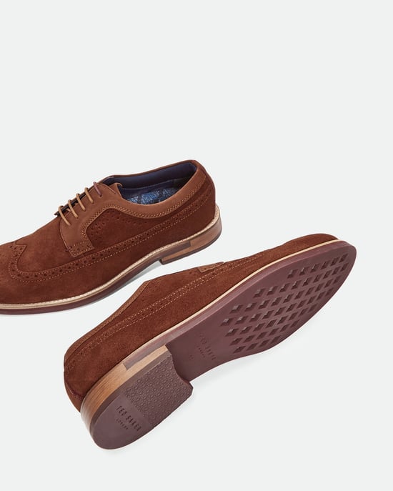 Ted Baker Qiplin Classic Brogues, Dark Tan
