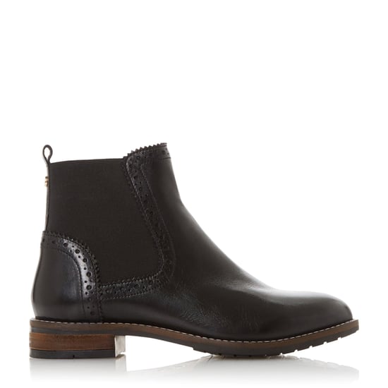 Dune Ladies QUANT Punch Detail Chelsea Ankle Boots - Image 1