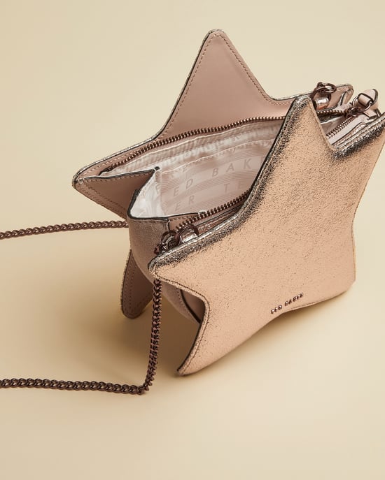 Ted Baker Starry Star Leather Bag in Rose Gold
