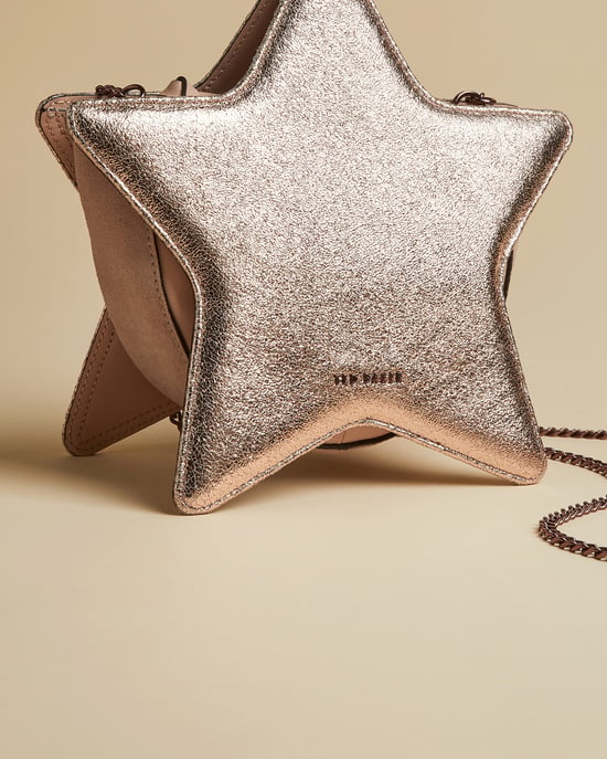Ted Baker Starry Star Leather Bag in Rose Gold