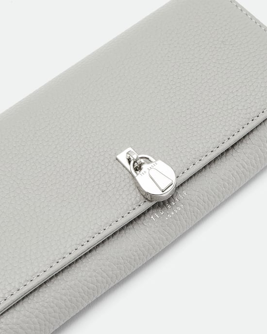 Porte-monnaie Matinee gris avec fermoir cadenas Sylivi Ted Baker - Image 2