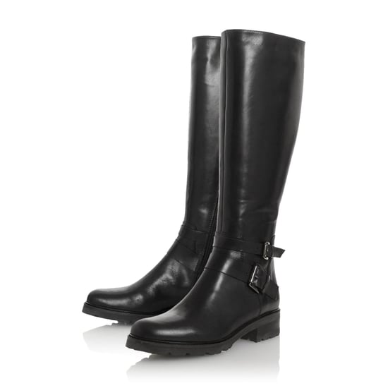 Dune Ladies TAMBIE Double Buckle Knee High Boots