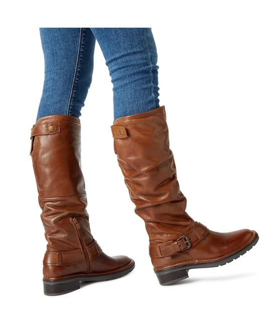 Dune Ladies TORLIE Ruched Knee High Boots