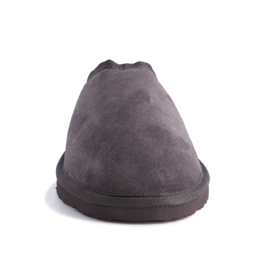 Aus Wooli "Manly" Australia Sheepskin Wool Slippers, Grey