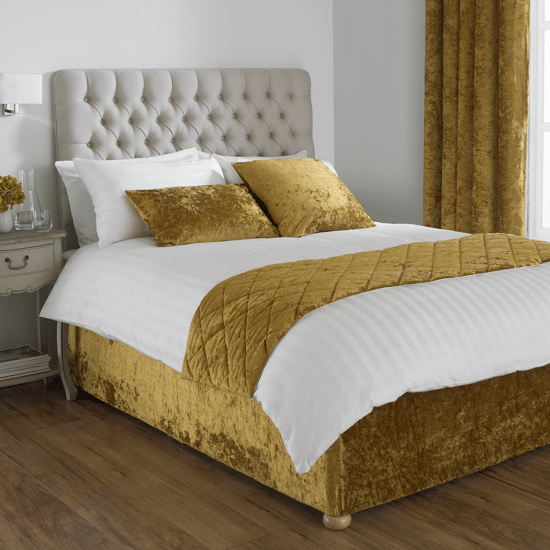 Verona Bed Wrap King Ochre - Image 1