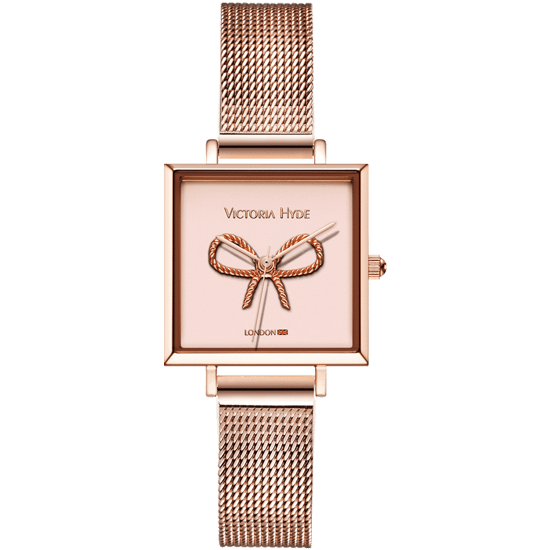 VICTORIA HYDE Uhr Maida Vale Schleife mit Rand, rosegold - Image 1