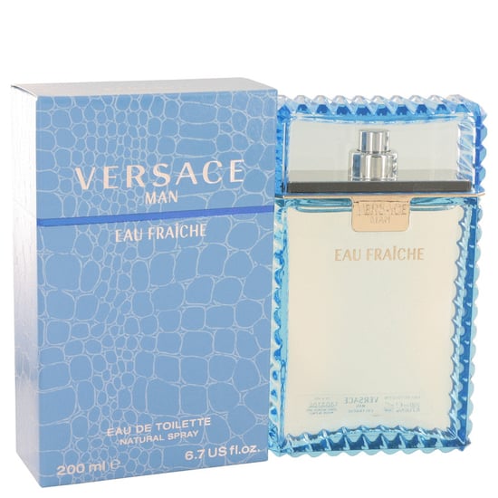 Versace Man Eau Fraîche Eau de Toilette Spray (Blau) von Versace 200 ml - Image 1