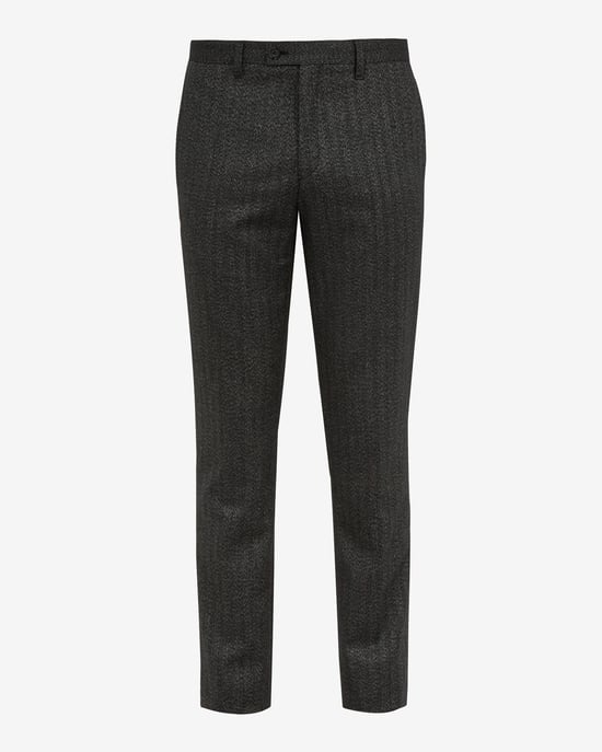 Ted Baker Wenstro Semi Plain Trousers, Charcoal