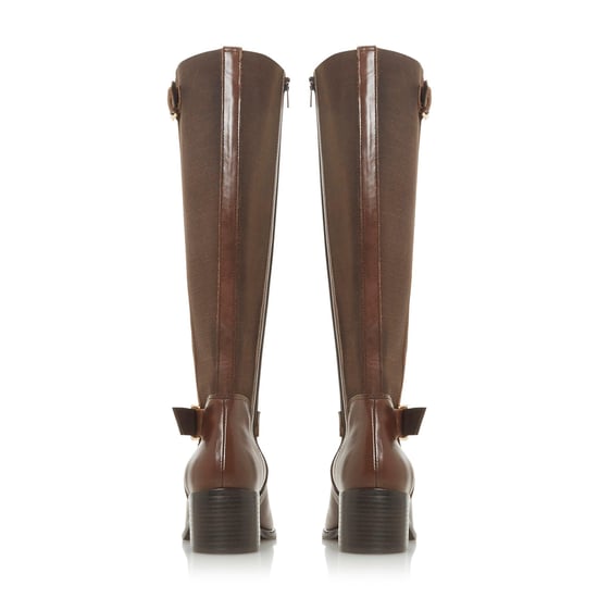 Dune Ladies WF TILDAA Wide Fit Block Heel Knee High Boots