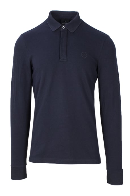 Armani Exchange Herren Polo in Blau - Image 1