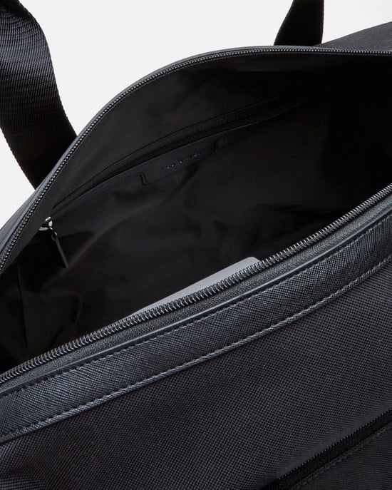 Ted Baker Wood Nylon Holdall, Black