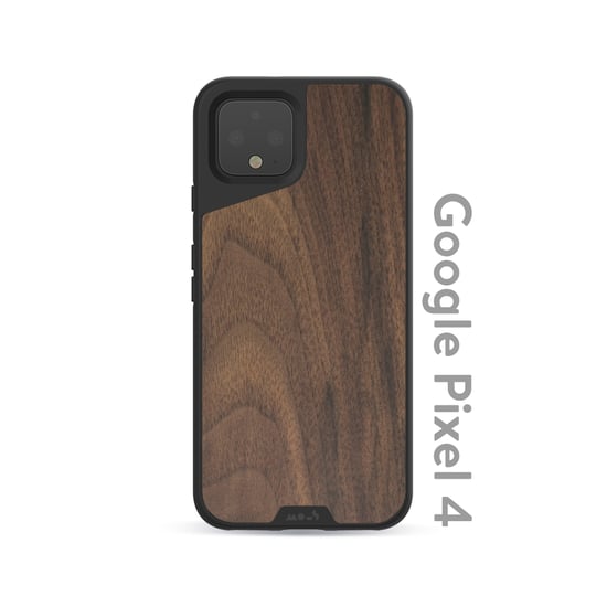 Mous - Protective Case for Google Pixel 4 - Limitless 3.0 - Walnut - No Screen Protector
