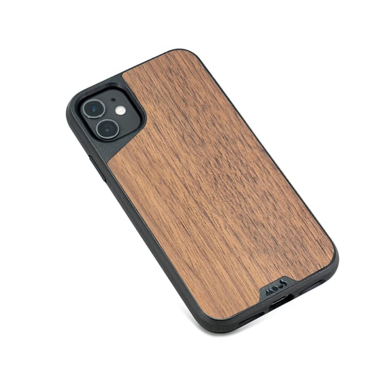 Mous - Protective Case for iPhone 11 - Limitless 3.0 - Walnut - No Screen Protector