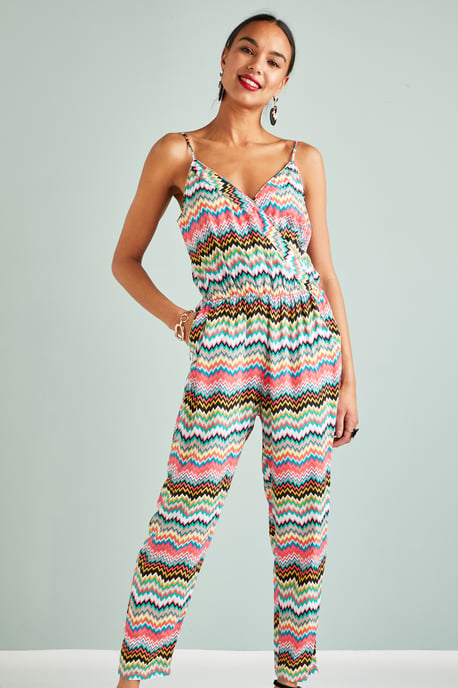 Zigzag Printed Jumpsuit