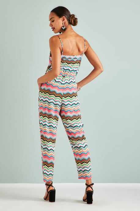 Zigzag Printed Jumpsuit