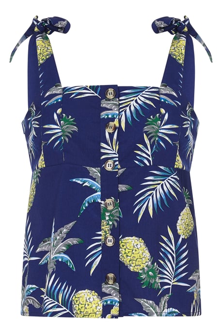 Pineapple Print Top