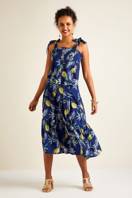 Pineapple Print Top