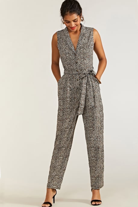 Leopard Print Jumpsuit