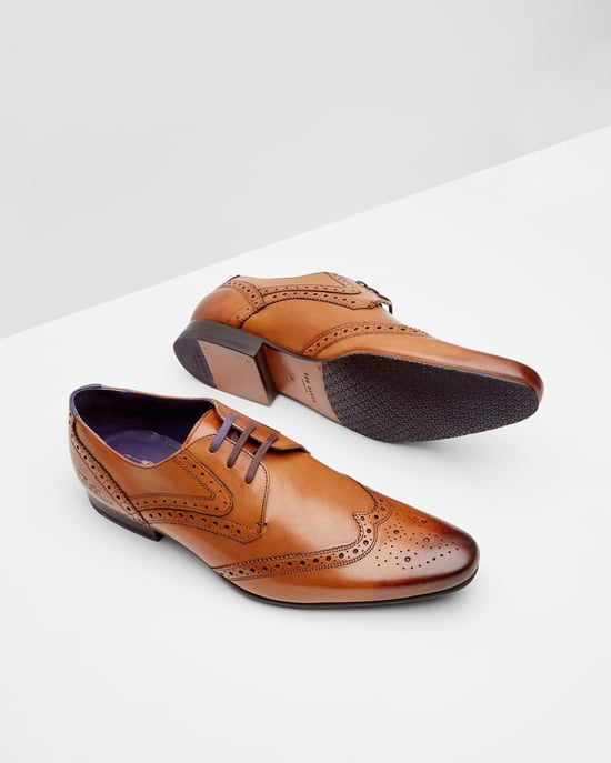 Chaussures Derby Richelieu en cuir fauve Hann - Image 2