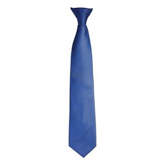Premier Herren Clip-On-Krawatte, verschiedene Farben (Mittelblau) - Image 1