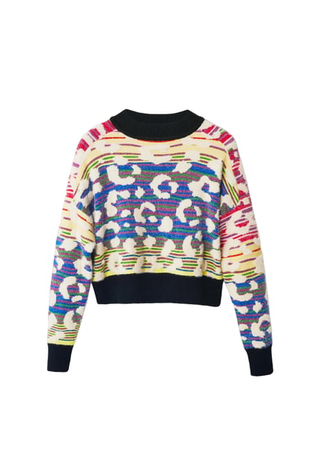 Desigual Damen Mehrfarbige Strickware - Image 1