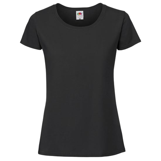 Fruit Of The Loom Damen/Damen Ringspun Premium T-Shirt (Jet Black) - Image 1