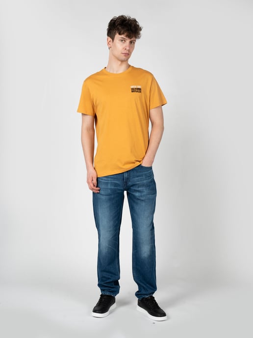 Guess T-Shirt Mirage Herren orange - Image 2
