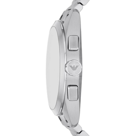Emporio Armani Claudio Silber Herren Armbanduhr AR11541 - Image 3