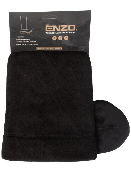 Enzo | Womens Fleece Welly Socken - Image 3