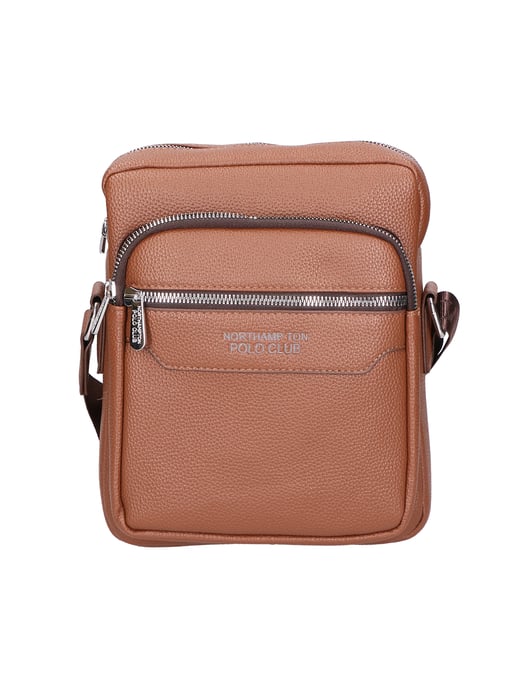 Northampton Polo Club Schultertasche Männer LIGHT BROWN - Image 1