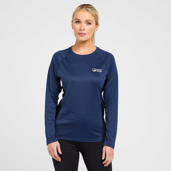 North Ridge Women's Resistance Moisture Wicking Long Sleeve Baselayer T-Shirt