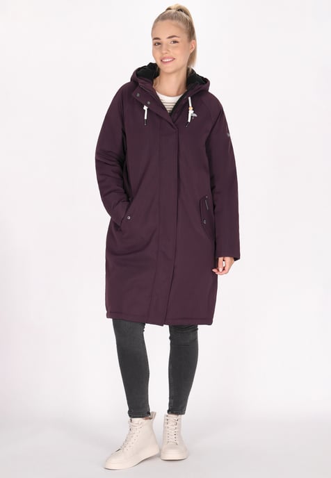 Schmuddelwedda Winterparka Damen dunkelviolett - Image 3