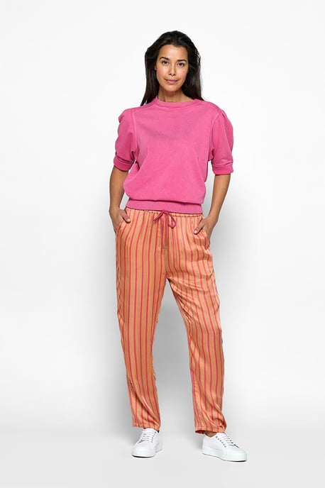 Caroline Tensen Florida Print Broek Roze / Oranje