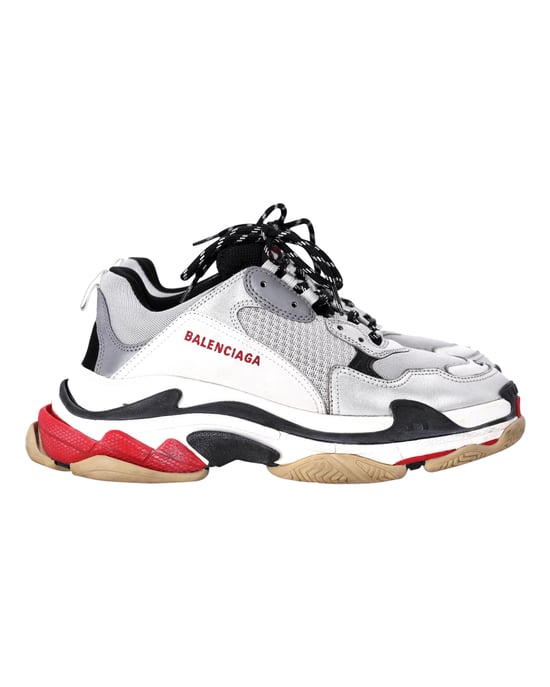 Balenciaga Triple S Sneaker in mehrfarbigem Polyester - Image 1